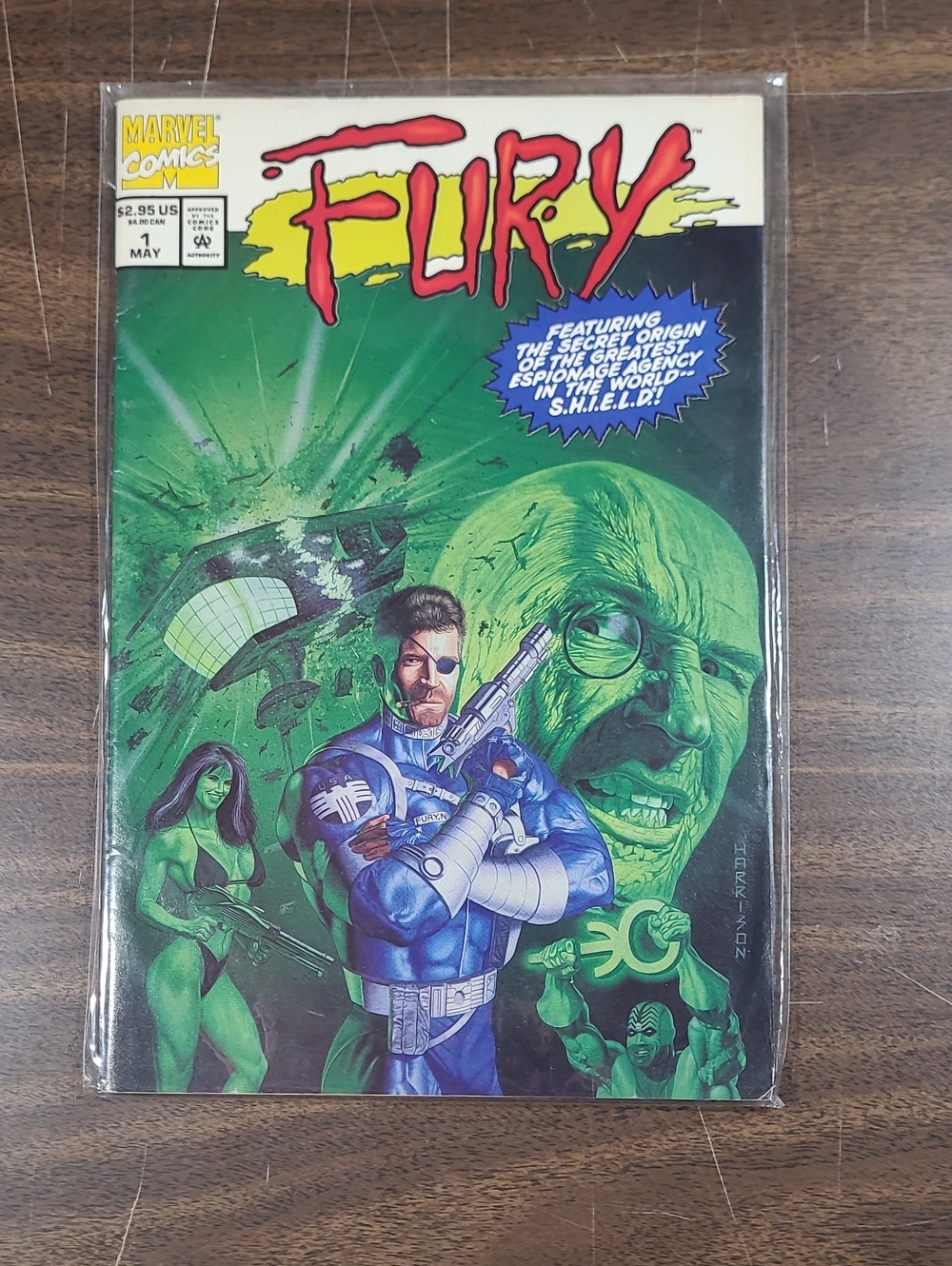 Fury #1 Marvel Comic Book May - Bagged